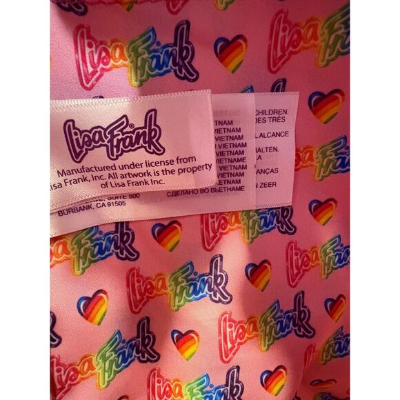 NWOT Loungefly Lisa Frank Vinyl Backpack - Picture 10 of 11